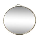 Chrome round mirror 1950 29x33cm