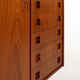 Danish teak sideboard with sliding doors, 1960s