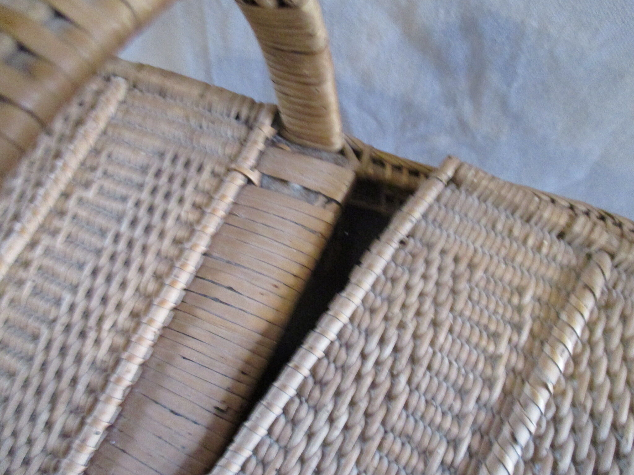 Basket wicker early 20th