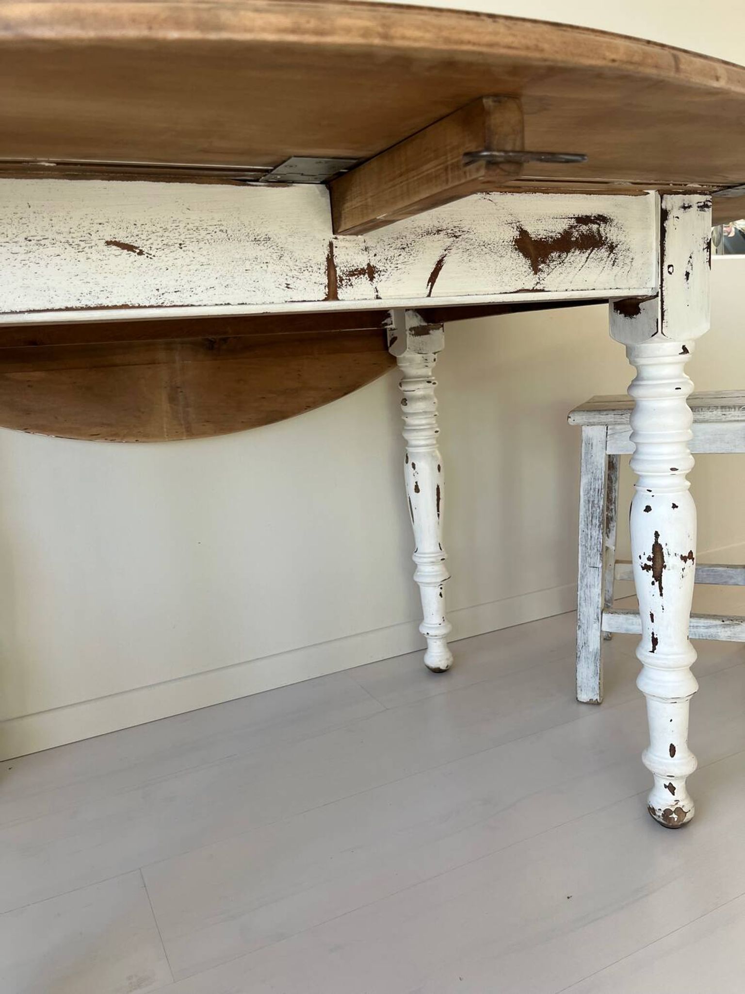 Antique drop-leaf table