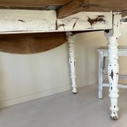 Antique drop-leaf table
