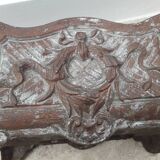 Old cast iron planter