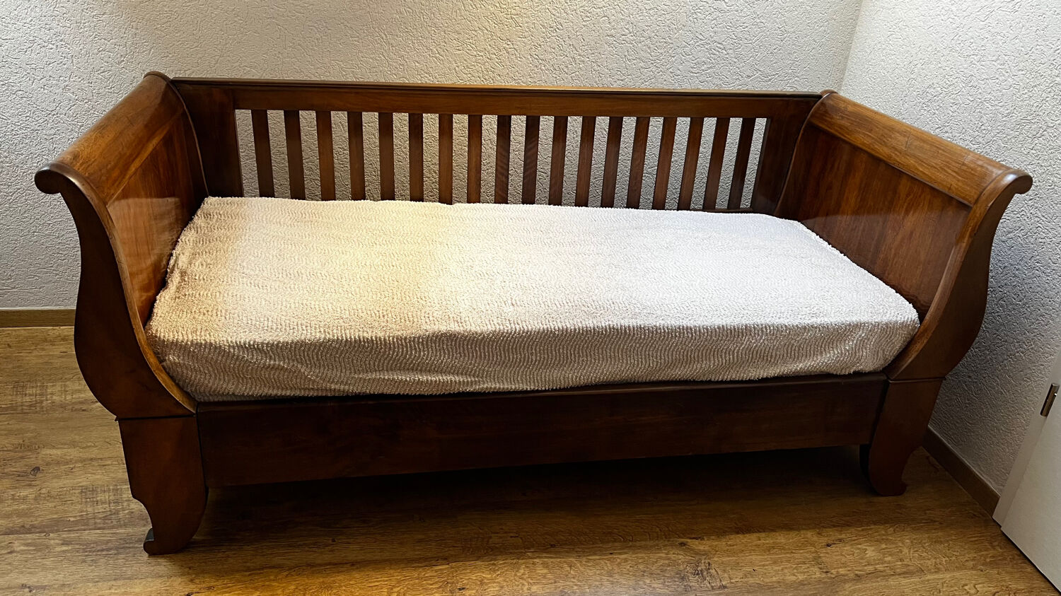 Walnut bed bench