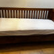 Walnut bed bench