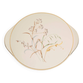 Decorative plate with vintage flowers from the mid-century, Germany, 1970s.