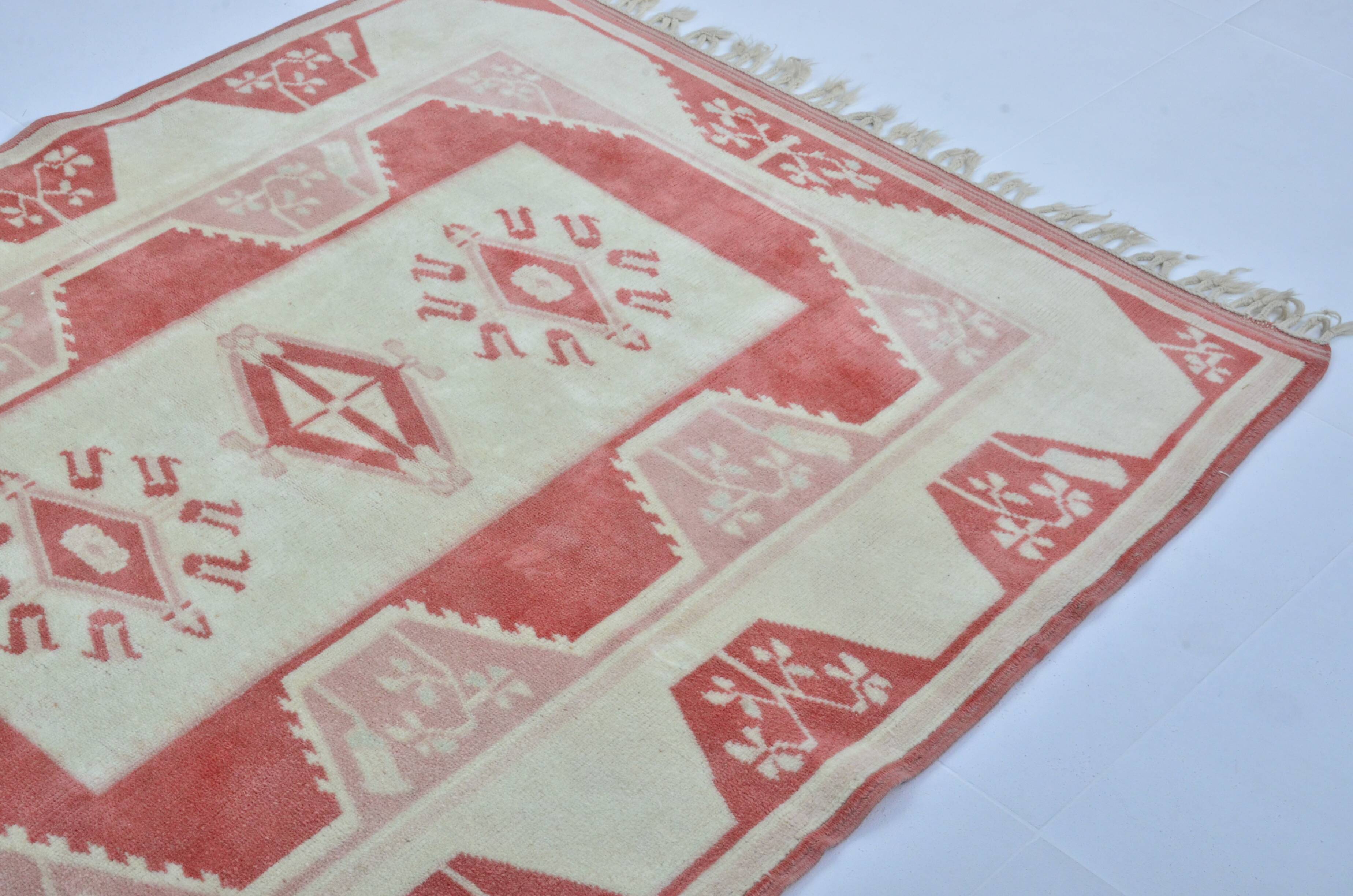 Turkish Oushak handmade rug sku 3584
