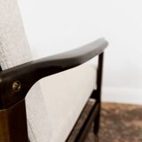 Customizable Restored Mid Century Armchair By Zenon Bączyk, 1960's