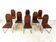 Vintage brass dining chairs by Belgo chrom, 1970s