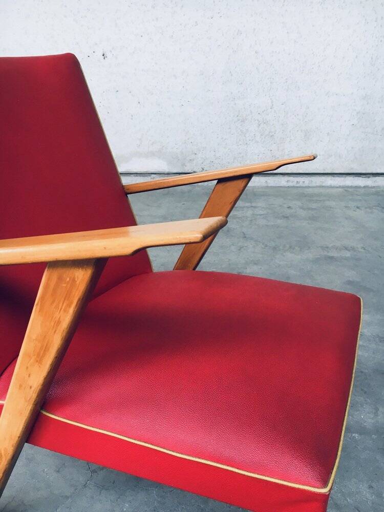 Set of Dutch Lounge Chairs, 1950s