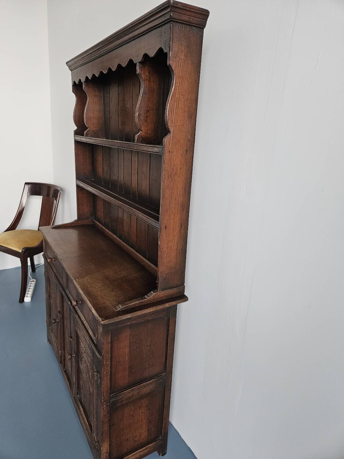 Low carved sideboard