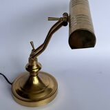 Brass notary lamp