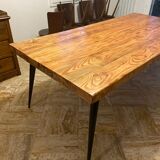 Table Tolix bois