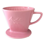 Melitta filter 102, pastel pink, coffee