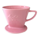 Melitta filter 102, pastel pink, coffee