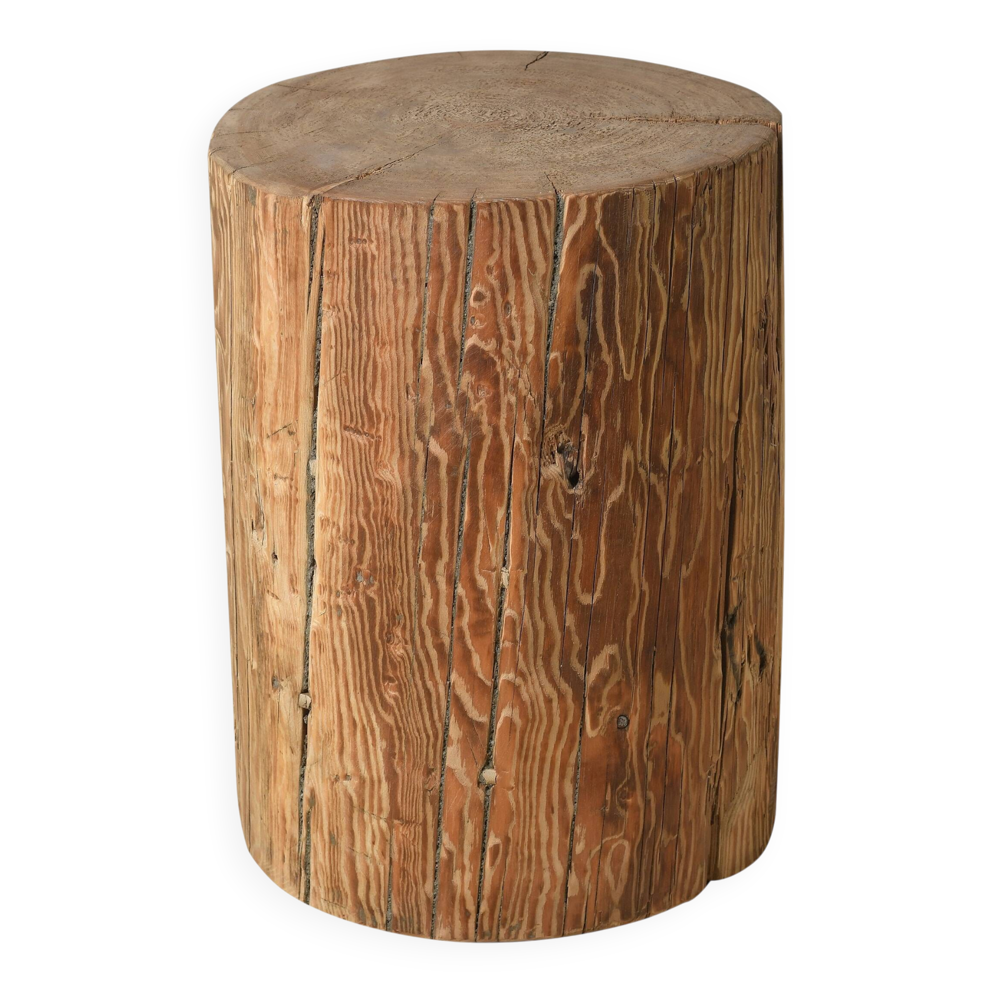 Hechi - Antique pine side table no. 9