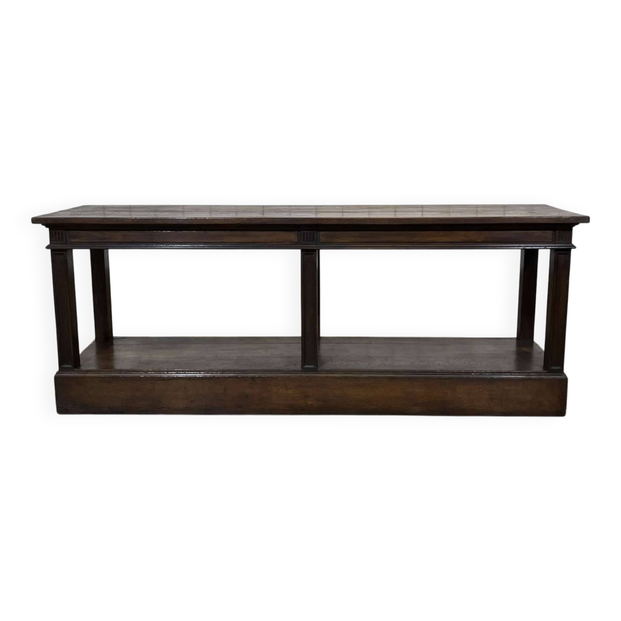 19th century oak draper's table