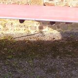 Mullca canteen table with towel holder, red formica, 60s/70s