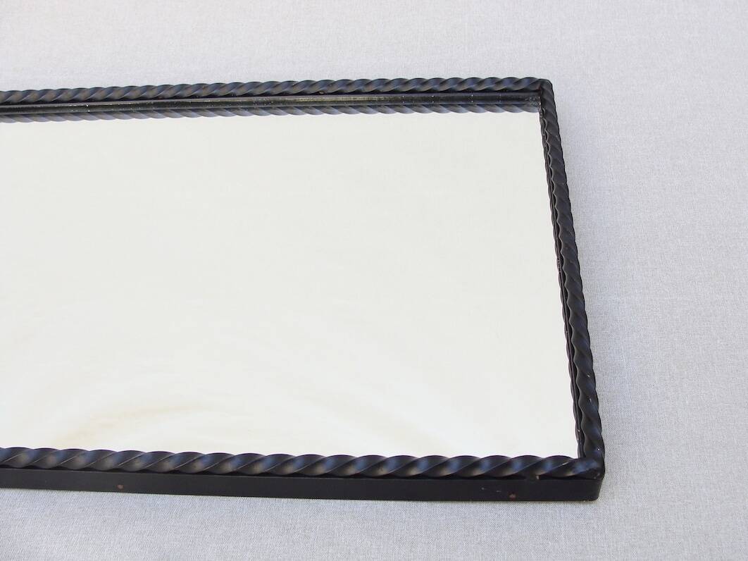 Mirror 1960 metal frame