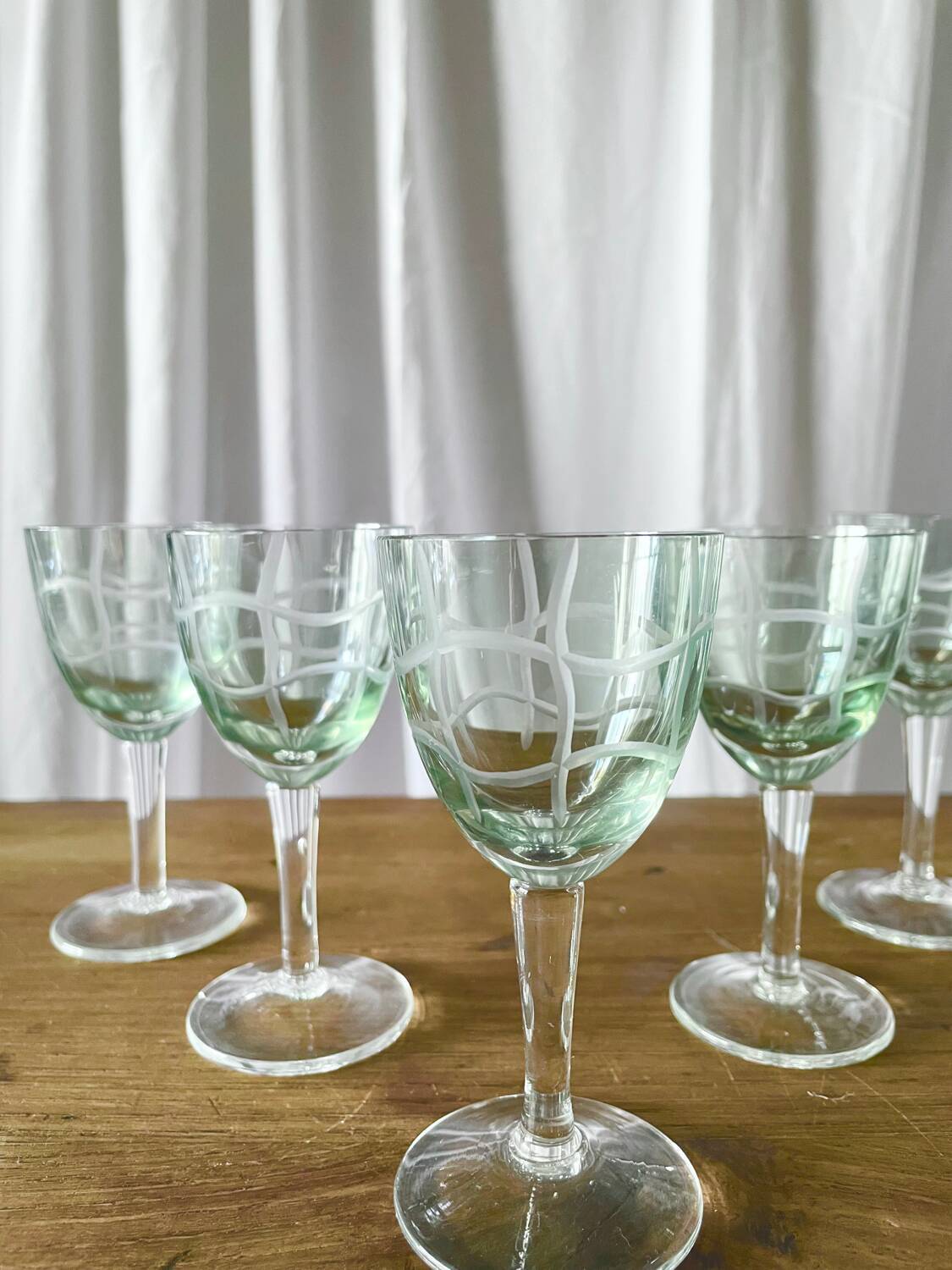 Verres Art déco
