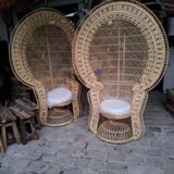 Pair of Emmanuelle armchairs