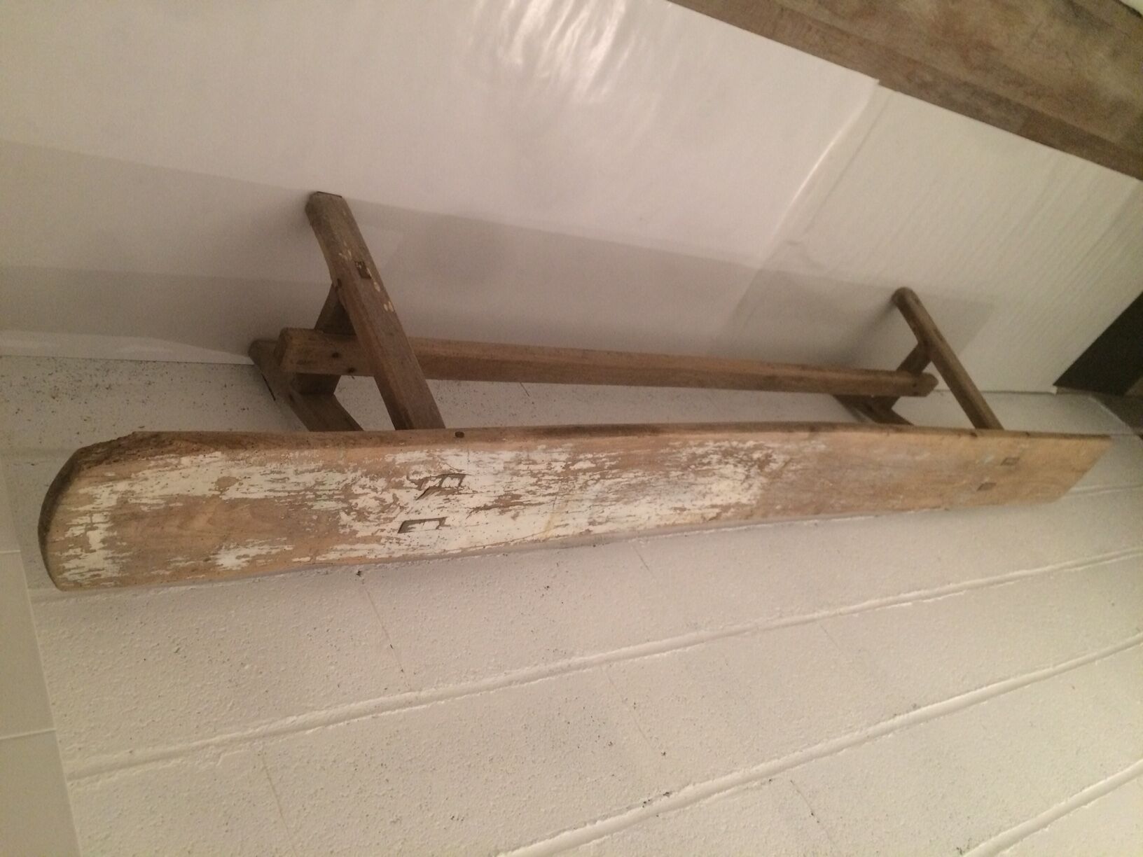 Farm bench authentic wooden