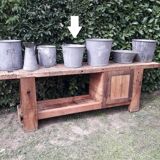 Lessiveuse h30cm en zinc jardin