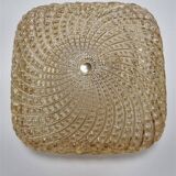 Plafonnier verre irisé