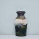 vase vintage vert, marron et blanc West Germany Scheurich
