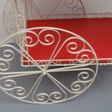 1950s French serving trolley for garden