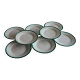 8 dessert plates Galvani Italy