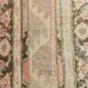 2x11 Dark Green & Beige Turkish Runner Rug, 55x338Cm