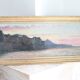 Marius Reynaud painting "Algerian Coast at Sunset"