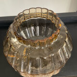 Vintage smoked glass vase