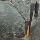 Antique Art Deco free standing wooden shelf