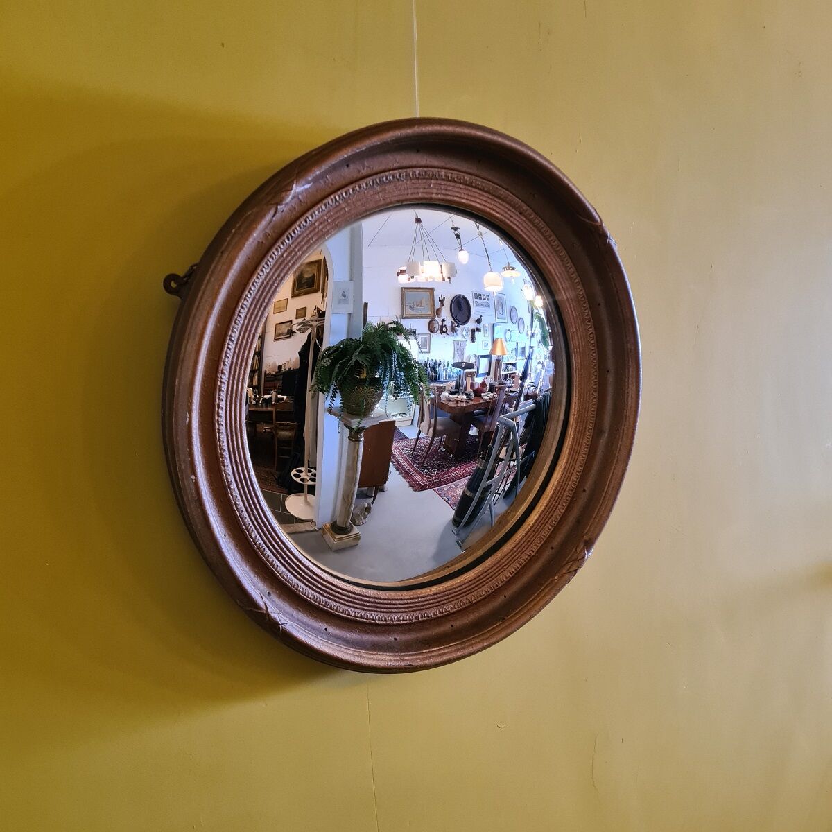 Antique Classic Butler Mirror,  from around 1900.