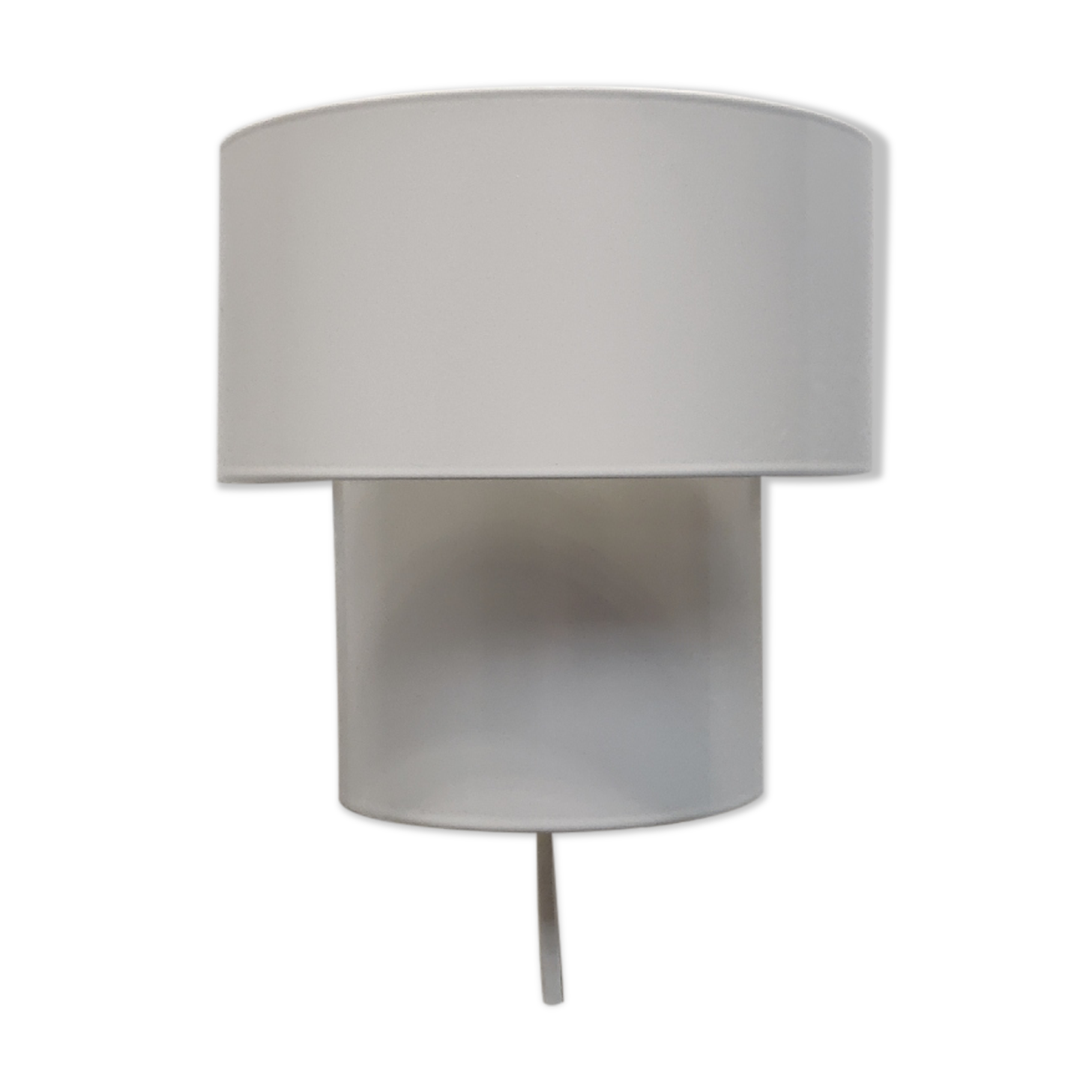 Minimalist white Ikea wall lamp
