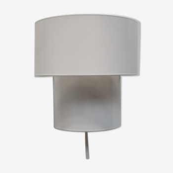 Minimalist white Ikea wall lamp