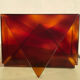Revised door or document holder in smoked plexiglass from the 1970s