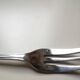 Old Christofle Model Boreal Art Deco by Luc Lanel 8 forks with desserts