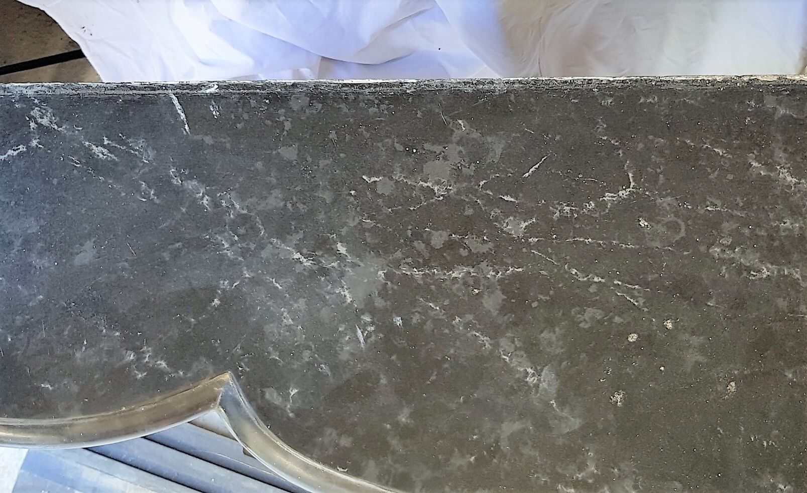 Fireplace marble black