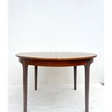 Table ronde scandinave avec rallonge