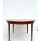 Scandinavian round table with extension