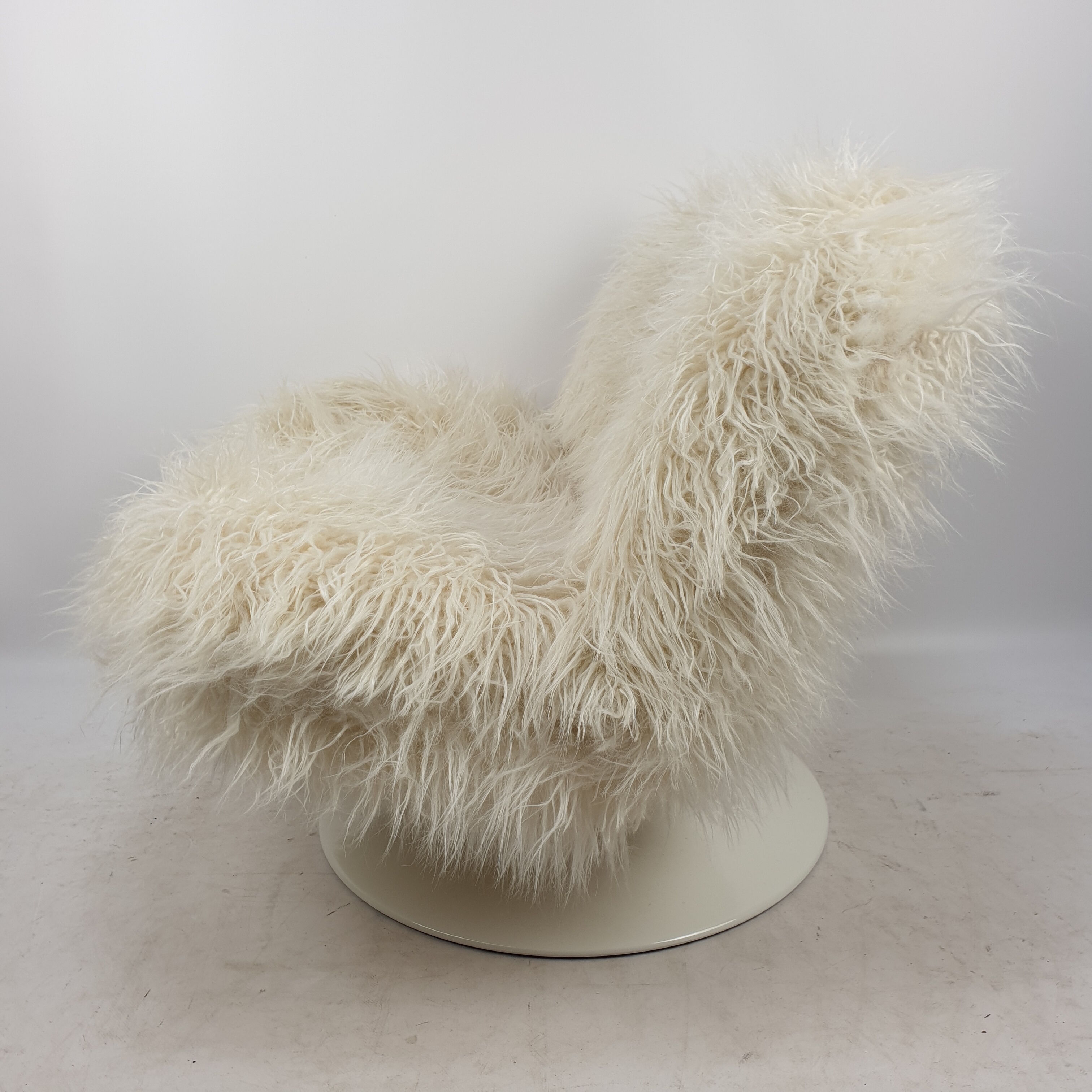 Lounge chair by Geoffrey Harcourt for Artifort with Pierre Frey Mongolia, 1970s