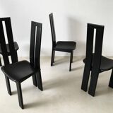 Set of four chairs by Pietro Constantini to Ello, Italy, 1970s