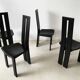Set of four chairs by Pietro Constantini to Ello, Italy, 1970s