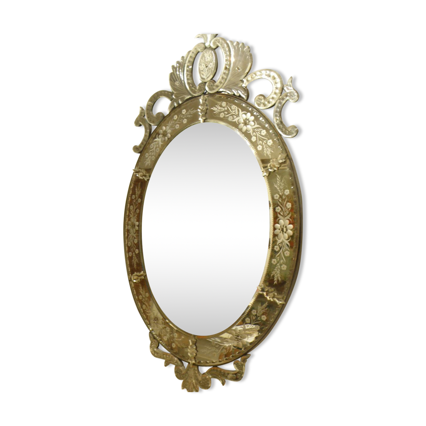 Venetian glass mirror