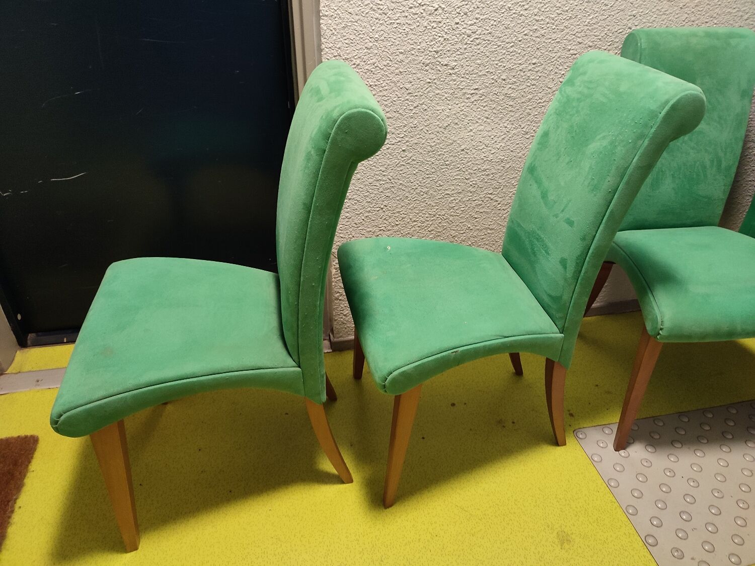 4 chaises Cattelan vintage Italie