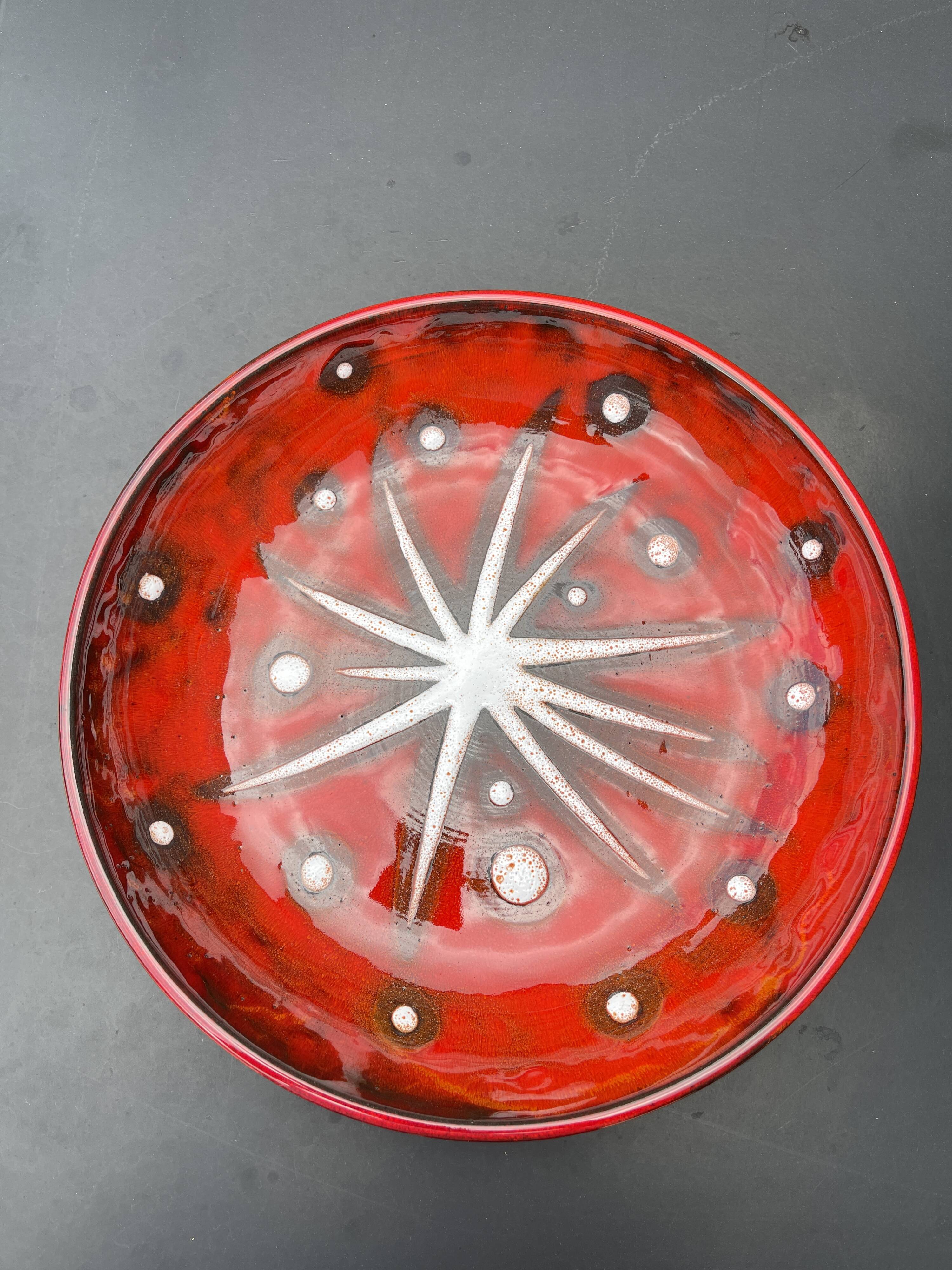 Plat céramique vintage Rois de Majorque