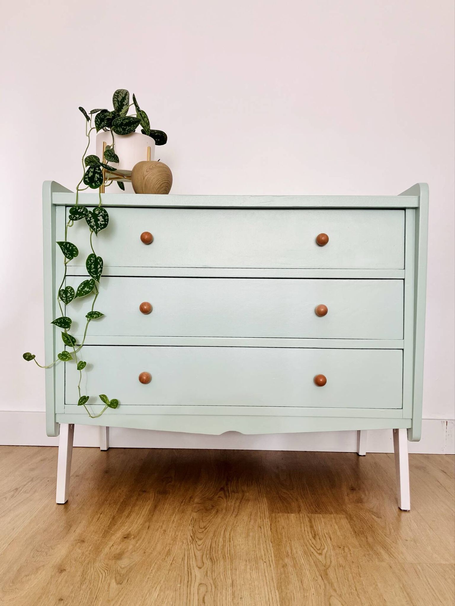 Commode vintage scandinave bois