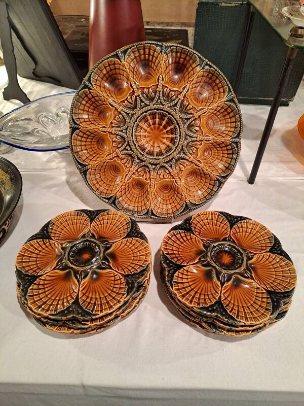 Service à huîtres Sarreguemines